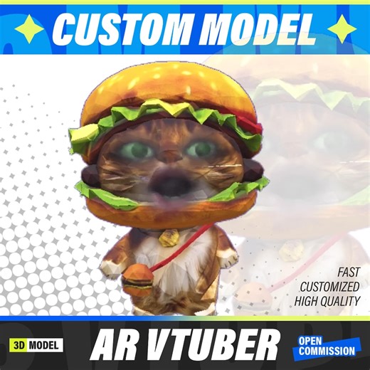 Custom AR Vtuber With Eye & Mouth Tracking | 3D Face Tracking Avatar Ready for Streaming - Etsy