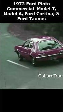 1972 Ford Pinto Commercial - Family Tree #ford #pinto #cortina #retro #commercial #modelA #modelT