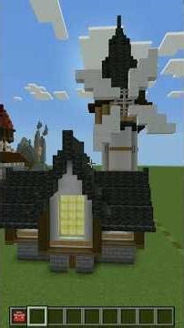 Day 152 :: windmill :: creative Minecraft building