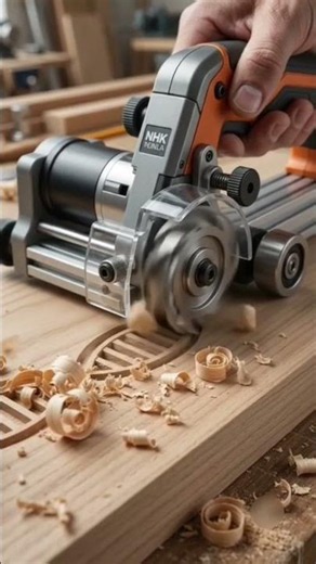 NHK MINI DNA Helix Border Carver 😲 Amazing 3D Wood DNA Pattern 🧬 #shorts #trendinggadgets #minitools