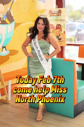 ✨ BIG NEWS, North Phoenix! ✨ Today is a very special day! I am so excited to announce that today, February 7th, has officially been designated as my fundraising day for the Miss Arizona Organization! 👑 The Miss Arizona Org provides incredible scholarship opportunities and empowerment platforms for young women across the state, and I need YOUR help to make an impact. ☕️ How You Can Support: It’s as easy as grabbing your favorite treat! Here is the deal: Where: Desert Donuts at 3134 w carefree hw