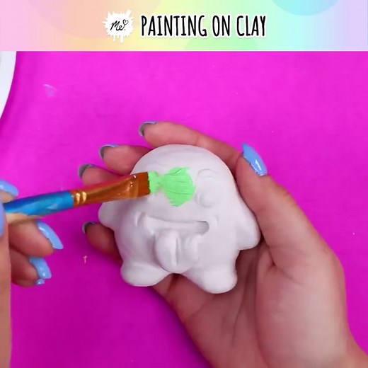 I try my hand at sculpting then paint my creation to make it look adorable! 🎨😄 | Moriah Elizabeth