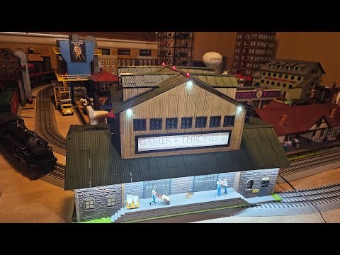 Menards Gamer and Thrones O Scale Building