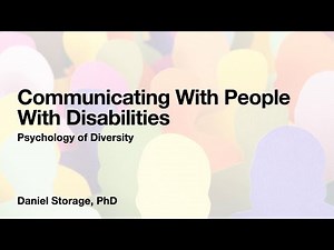 Communicating With People With Disabilities