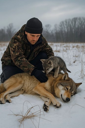 43K views · 367 reactions | A man rescued an injured she-wolf and her...