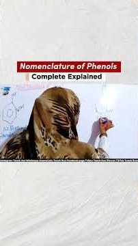 Nomenclature of Phenols Complete Explained | Class 12 Chemistry Chapter 4 #shorts #trending