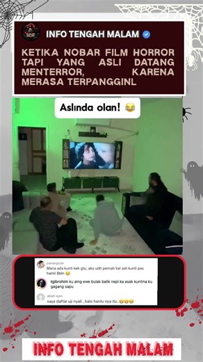 NOBAR FILM HORROR YANG ASLI DATANG MENTERROR