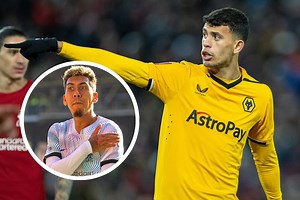 Graphic shows Nunes close to Firmino levels in pressing