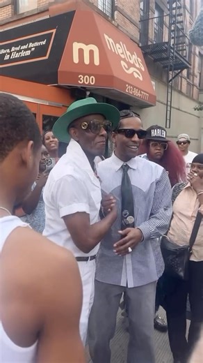 52K views · 5.3K reactions | “We come home!” A proper 﫡﫡﫡 to Harlem as Dapper Dan and A$AP Rocky embrace on the streets that made them. : @thelifeofsen | Rock The Bells | Facebook