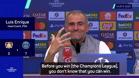 PSG have the belief to go back-to-back in the Champions League - Enrique