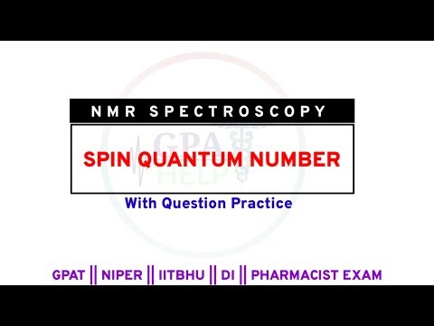 Spin Quantum Number | NMR Spectroscopy | Pharmaceutical Analysis | GPAT | NIPER | GPAT HELP
