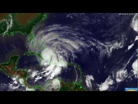 Entstehung von Hurrikan Sandy