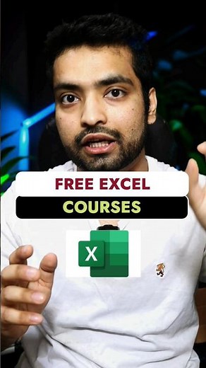 Free Excel Course With Certificate 😍 #excel