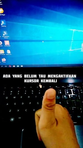 CARA MENGAKTIFKAN KURSOR Di LAPTOP HANYA 2 DETIK #SHORT