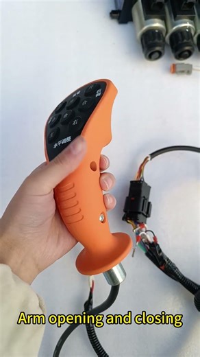 Electronic Control Modification System #joystick #loader #constructionmachineryparts #factory