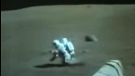 Video: Watch as Gene Cernan takes a tumble on the moon, in honor of Apollo 17’s 51-year anniversary