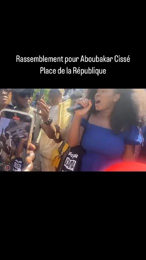 Rassemblement en hommage à Aboubakar Cissé Paris Place de la République 01/05/2025 | Assa Assa Traore