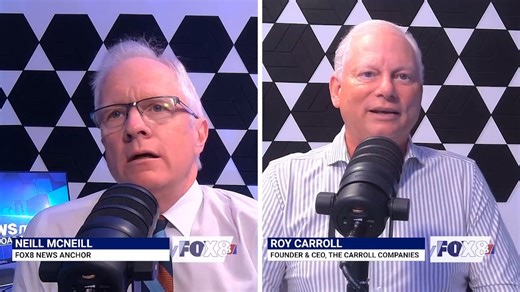 Billionaire Greensboro Developer Roy Carroll on growing up in Southeastern Guilford County, some of his first jobs and how he persevered after discovering what would become--and still is-- a big challenge. The entire "Newsmakers: Road to Success" interview streams exclusively tonight (Thursday 9/4) at 9pm on myfox8 (available on Apple TV, Roku and Amazon Fire) and the FOX8 YouTube Channel. The podcast also drops tonight at 9pm on all the major podcast platforms (Apple, Spotify, Amazon Music, iHe