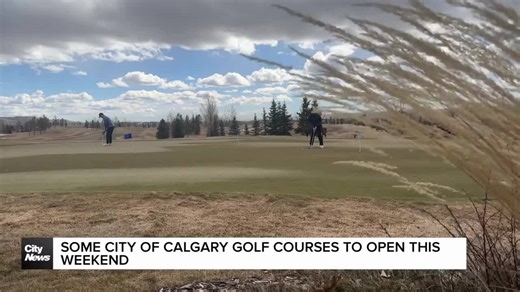 Some City of Calgary golf courses to open this weekend