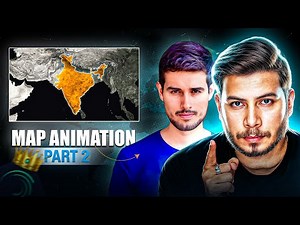 Outline Map Animation Like @dhruvrathee in Alight Motion