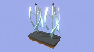 Vertical wind turbines - Download Free 3D model by Nadja May (@nadjamay)