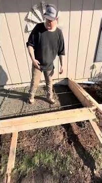 Phil at the McGregor project setting up more concrete!!!