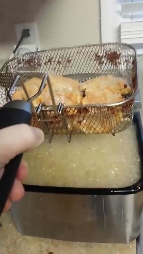 Frying frozen chicken