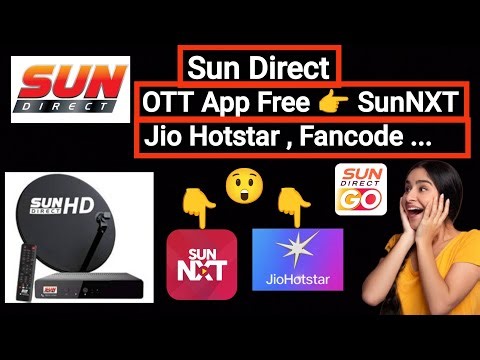 Sun Direct OTT apps free 👉 Sun NXT , Jio Hotstar .... #sunnxttamil #jiohotstartamil #sundirecttamil