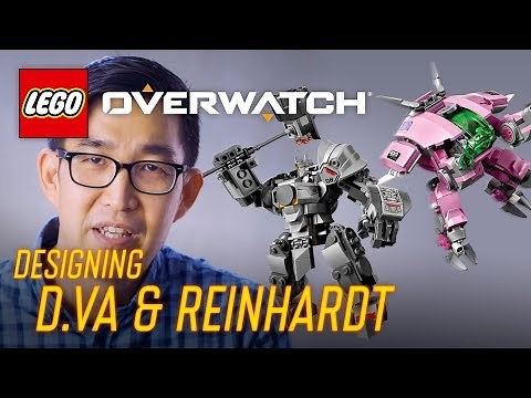 How LEGO Overwatch Was Designed - D.Va & Reinhardt