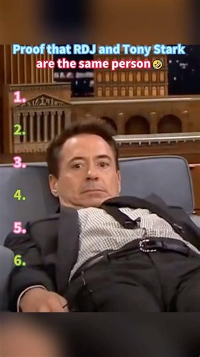 Proof that RDJ and Tony Stark are the same person🤣#ranking #rdj #funny #fyp