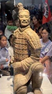 Life sized Terracotta Soldier on display at the #terracotta #warriors #travel museum in Xi’an.
