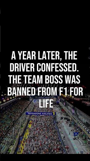 An F1 driver was ordered to crash on purpose?