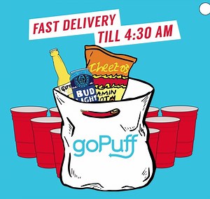 Be a rockstar and get your party delivered in 30 minutes. | Gopuff