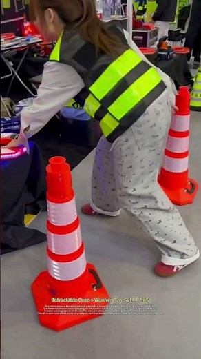 This Traffic Cone Does 3 Things Traditional Ones Can’t