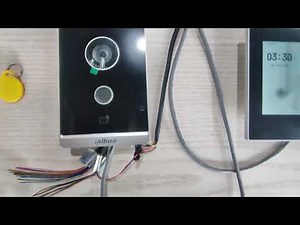 Dahua Video intercom use 4-wire UTP cable via poe switch, other 4-wire control lock