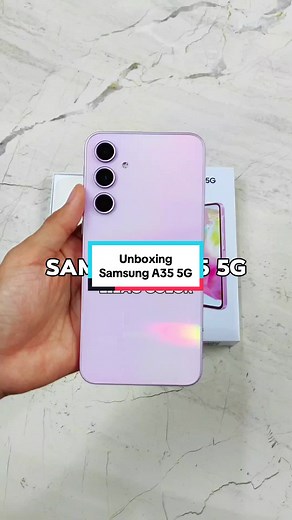Unboxing Samsung Galaxy A35 5G in Lilac Color!