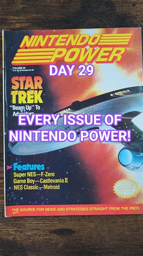 Day 29 of Every Issue of #nintendopower #nes #90sgaming #retrogaming #startrek
