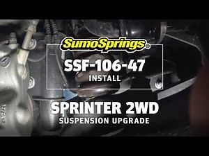 Mercedes-Benz 2WD Sprinter Suspension Upgrade | SumoSprings SSF-106-47 Install