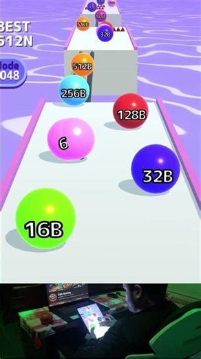 INFINITY MODE ♾️ | BALL RUN 2048 | PART #24 | EAQ GAMING