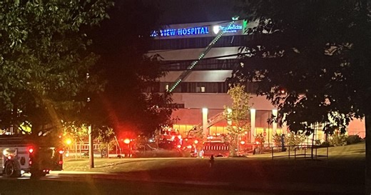 2-alarm fire reported at Grand View Hospital