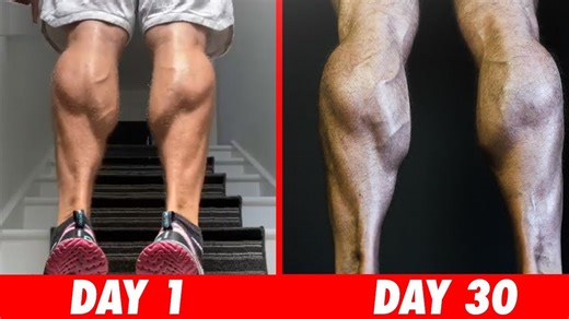 Build big calves in thirty days with daily targeted exercises