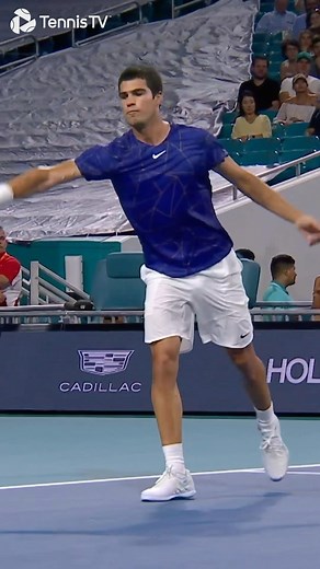 Smooth catch from Carlitos 😎 | Tennis TV