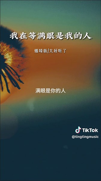 #音乐 #歌曲推薦 #音乐分享 #你的歌单 #情歌 #我在等满眼是我的人
