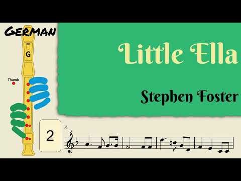 Little Ella | German Soprano Recorder Tutorial by Notes to Play