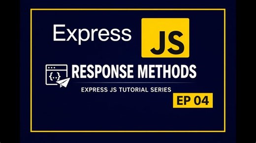 All Express js Response Methods Explained | res.send(), res.json(), res.status() | EP 04 | StartCodingClass