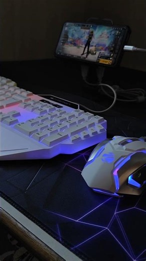 keyboard connector and mouse setup for gaming 🔥 #freefire #gamingvideos #gamingedits