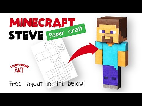 How to make Minecraft Steve papercraft
