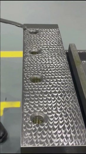 Incredible Surface Finish Using CNC Milling | Fish Scale Pattern Machining