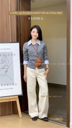 28K views · 373 reactions | Chiếc quần jean phối với gì cũng đẹp! | SunFlower store vn | Facebook