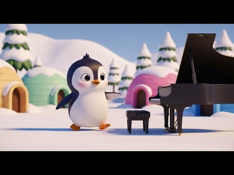 The Penguin Who Played Piano | Fun Educational Nursery Rhyme